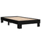 vidaXL Bed Frame without Mattress Black 75x190 cm Small Single