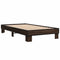 vidaXL Bed Frame without Mattress Brown Oak 75x190 cm Small Single