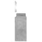 vidaXL 3 Piece Dressing Table Set Concrete Grey Engineered Wood