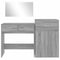 vidaXL 3 Piece Dressing Table Set Grey Sonoma Engineered Wood