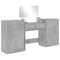 vidaXL 4 Piece Dressing Table Set Concrete Grey Engineered Wood