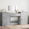 vidaXL 4 Piece Dressing Table Set Concrete Grey Engineered Wood