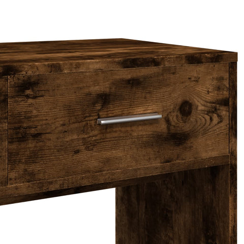 vidaXL 4 Piece Dressing Table Set Smoked Oak Engineered Wood