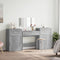 vidaXL 4 Piece Dressing Table Set Grey Sonoma Engineered Wood