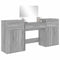 vidaXL 4 Piece Dressing Table Set Grey Sonoma Engineered Wood