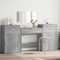 vidaXL 4 Piece Dressing Table Set Grey Sonoma Engineered Wood