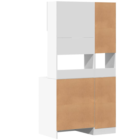 vidaXL Kitchen Cabinet White 95x50x180 cm Engineered Wood