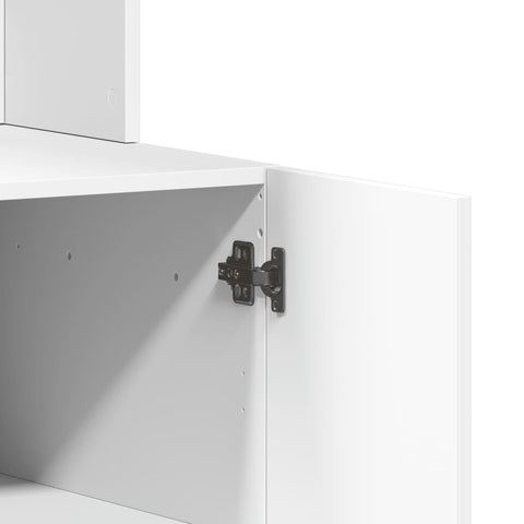 vidaXL Kitchen Cabinet White 95x50x180 cm Engineered Wood