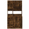 vidaXL Kitchen Cabinet Smoked Oak 95x50x180 cm Engineered Wood