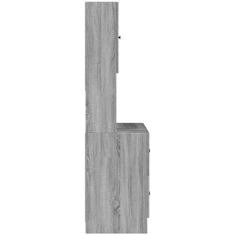 vidaXL Kitchen Cabinet Grey Sonoma 95x50x180 cm Engineered Wood