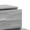 vidaXL Sideboards 2 pcs Grey Sonoma 60x31x70 cm Engineered Wood