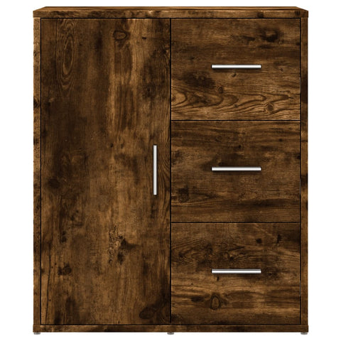 vidaXL Sideboards 2 pcs Smoked Oak 60x31x70 cm Engineered Wood