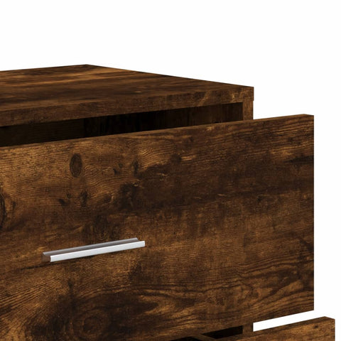 vidaXL Sideboards 3 pcs Smoked Oak 60x31x84 cm Engineered Wood