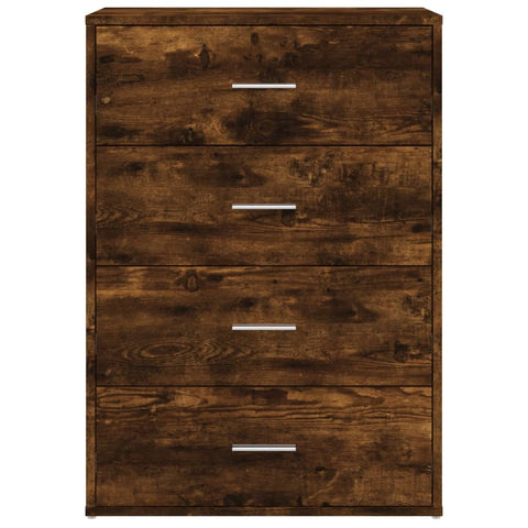 vidaXL Sideboards 2 pcs Smoked Oak 60x31x84 cm Engineered Wood