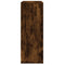 vidaXL Sideboards 2 pcs Smoked Oak 60x31x84 cm Engineered Wood