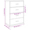 vidaXL Sideboards 2 pcs Smoked Oak 60x31x84 cm Engineered Wood