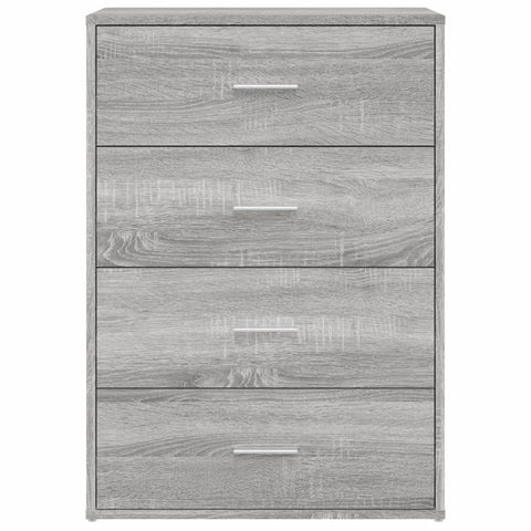 vidaXL Sideboards 2 pcs Grey Sonoma 60x31x84 cm Engineered Wood