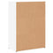 vidaXL Sideboards 2 pcs White 60x30x84 cm Engineered Wood