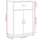 vidaXL Sideboards 2 pcs Concrete Grey 60x30x84 cm Engineered Wood