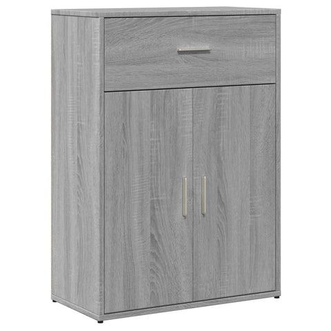 vidaXL Sideboards 2 pcs Grey Sonoma 60x30x84 cm Engineered Wood
