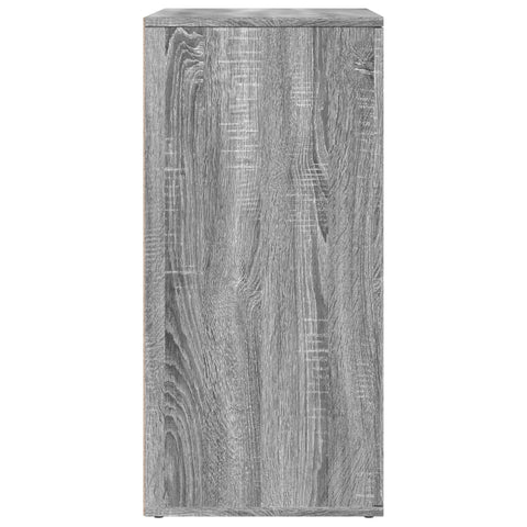vidaXL Sideboards 2 pcs Grey Sonoma 79x38x80 cm Engineered Wood