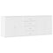 vidaXL Sideboards 3 pcs White Engineered Wood