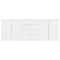 vidaXL Sideboards 3 pcs White Engineered Wood
