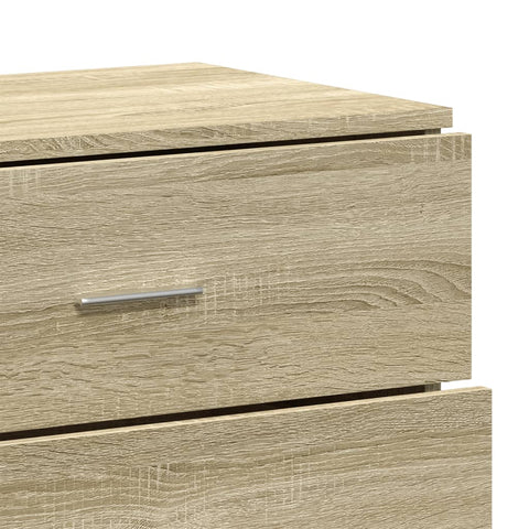 vidaXL Sideboards 3 pcs Sonoma Oak Engineered Wood