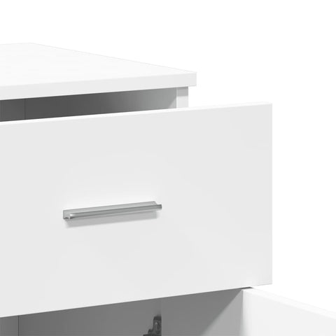 vidaXL Sideboards 2 pcs White 79x38x80 cm Engineered Wood