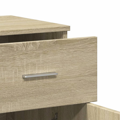 vidaXL Sideboards 2 pcs Sonoma Oak 79x38x80 cm Engineered Wood