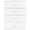 vidaXL Sideboards 2 pcs White 60x39x80 cm Engineered Wood