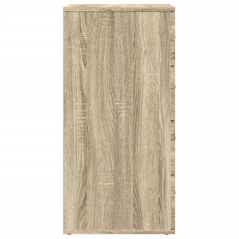 vidaXL Sideboards 2 pcs Sonoma Oak 60x39x80 cm Engineered Wood