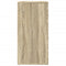 vidaXL Sideboards 2 pcs Sonoma Oak 60x39x80 cm Engineered Wood