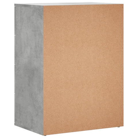 vidaXL Sideboards 2 pcs Concrete Grey 60x39x80 cm Engineered Wood