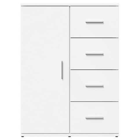 vidaXL Sideboards 2 pcs White 59x39x80 cm Engineered Wood