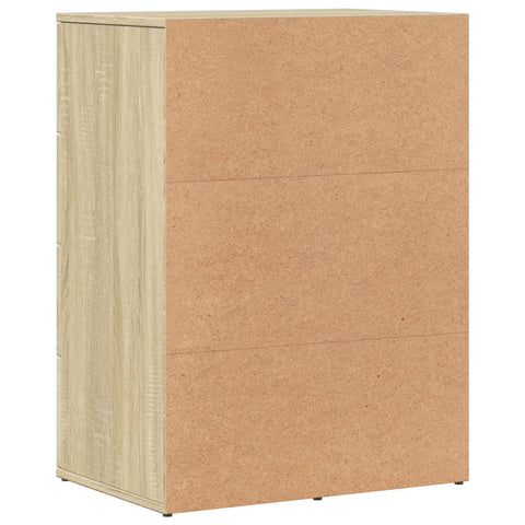 vidaXL Sideboards 2 pcs Sonoma Oak 59x39x80 cm Engineered Wood