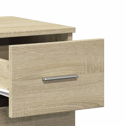 vidaXL Sideboards 2 pcs Sonoma Oak 59x39x80 cm Engineered Wood