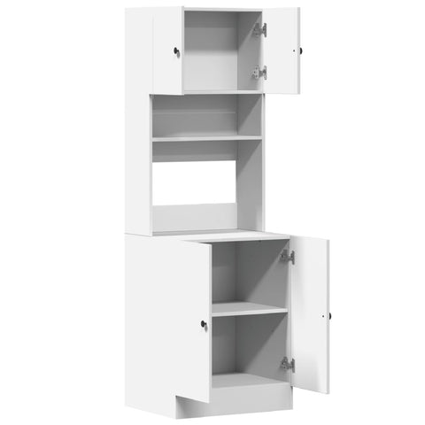 vidaXL Kitchen Cabinet White 60x50x180 cm Engineered Wood
