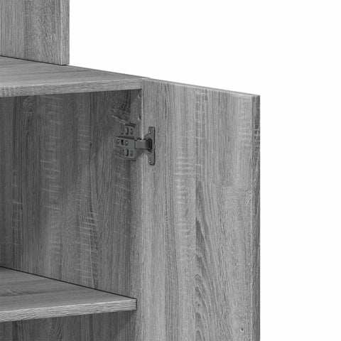 vidaXL Kitchen Cabinet Grey Sonoma 60x50x180 cm Engineered Wood