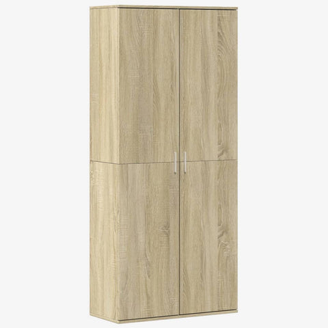 vidaXL Highboard Sonoma Oak 80x35x180 cm Engineered Wood
