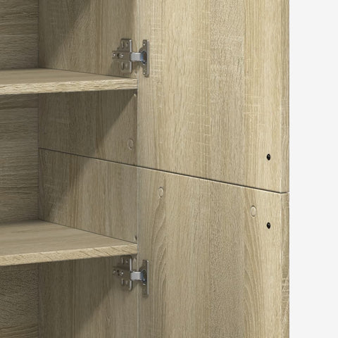 vidaXL Highboard Sonoma Oak 80x35x180 cm Engineered Wood