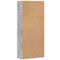 vidaXL Highboard Concrete Grey 80x35x180 cm Engineered Wood