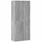 vidaXL Highboard Grey Sonoma 80x35x180 cm Engineered Wood