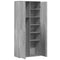 vidaXL Highboard Grey Sonoma 80x35x180 cm Engineered Wood