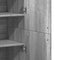 vidaXL Highboard Grey Sonoma 80x35x180 cm Engineered Wood