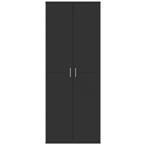 vidaXL Highboard Black 70x35x180 cm Engineered Wood