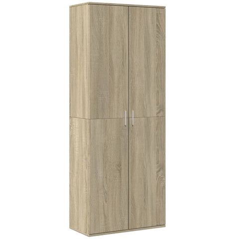 vidaXL Highboard Sonoma Oak 70x35x180 cm Engineered Wood