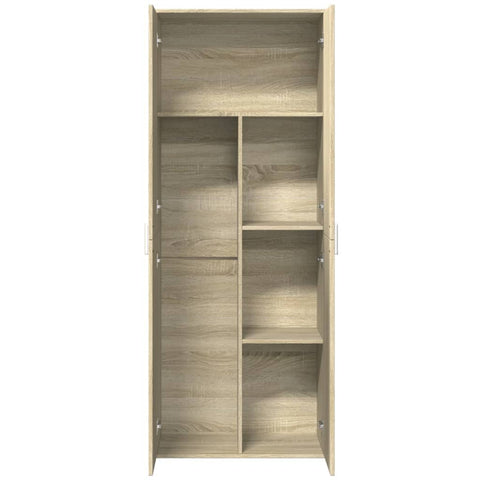 vidaXL Highboard Sonoma Oak 70x35x180 cm Engineered Wood