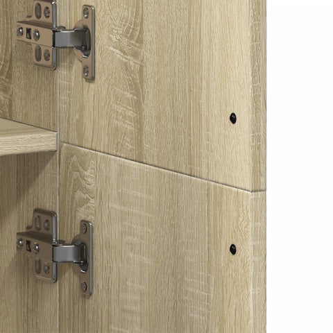 vidaXL Highboard Sonoma Oak 70x35x180 cm Engineered Wood