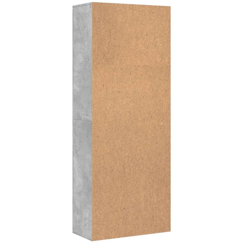 vidaXL Highboard Concrete Grey 70x35x180 cm Engineered Wood